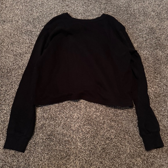 Nickelodeon Rugrats “Don’t Be a Baby” Tommy and Chuckie Crop Top Sweatshirt - Picture 3 of 3